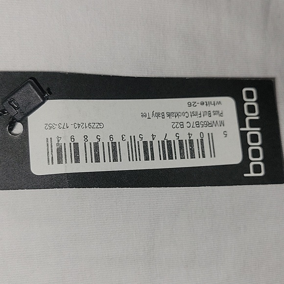 Boohoo Plus But First Cocktails Baby Tee - Picture 4 of 7